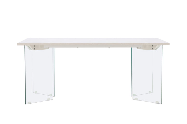 Venture Home Ester Dining Table 100x180 cm  - Glass /  Concretelook