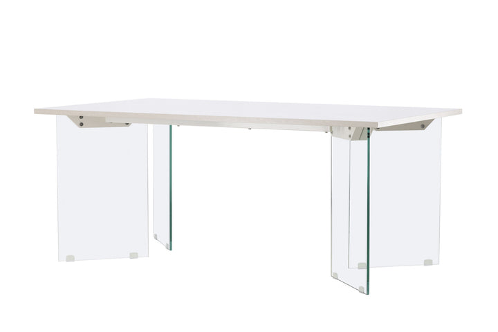 Venture Home Ester Dining Table 100x180 cm  - Glass /  Concretelook