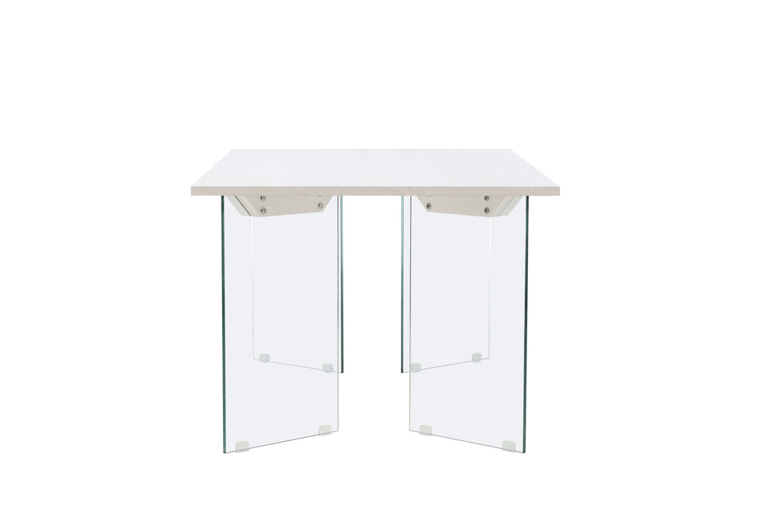 Venture Home Ester Dining Table 100x180 cm  - Glass /  Concretelook