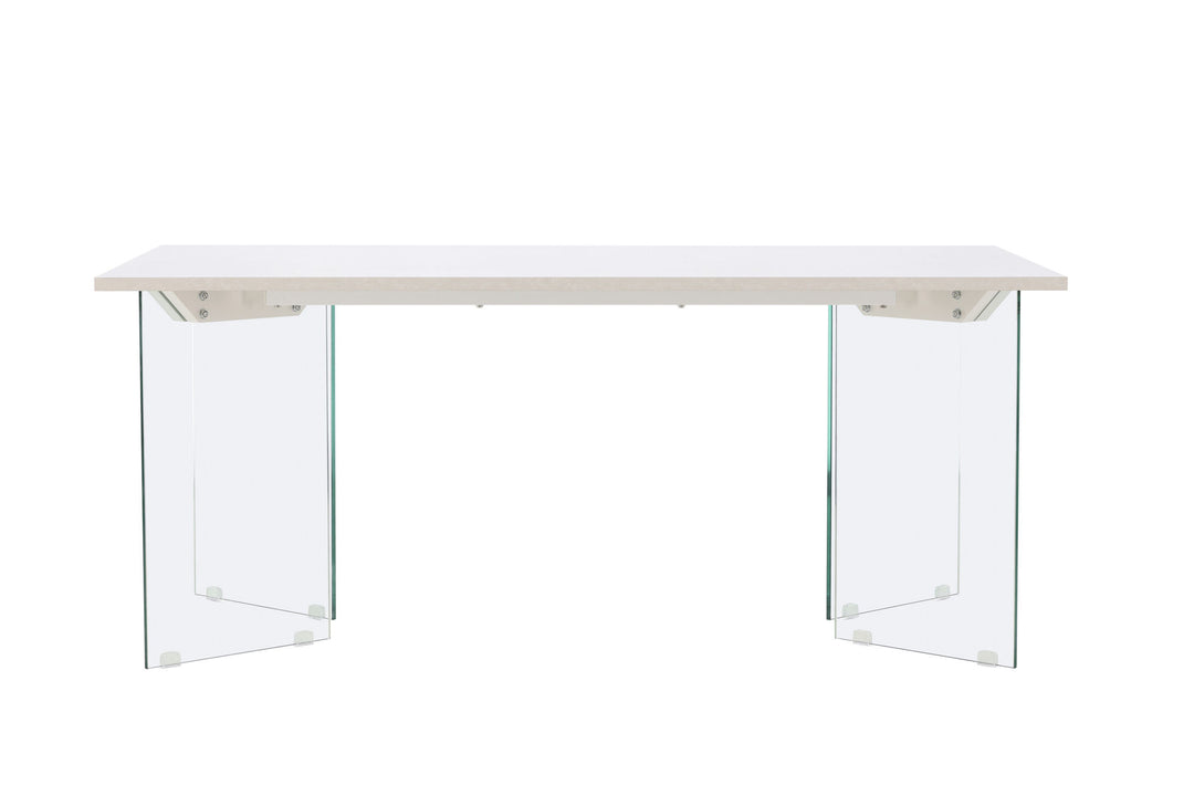 Venture Home Ester Dining Table 100x180 cm  - Glass /  Concretelook
