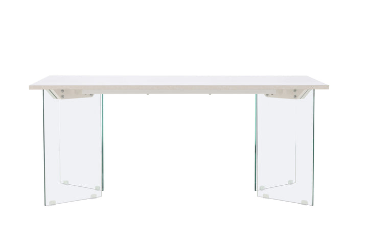 Venture Home Ester Dining Table 100x180 cm  - Glass /  Concretelook