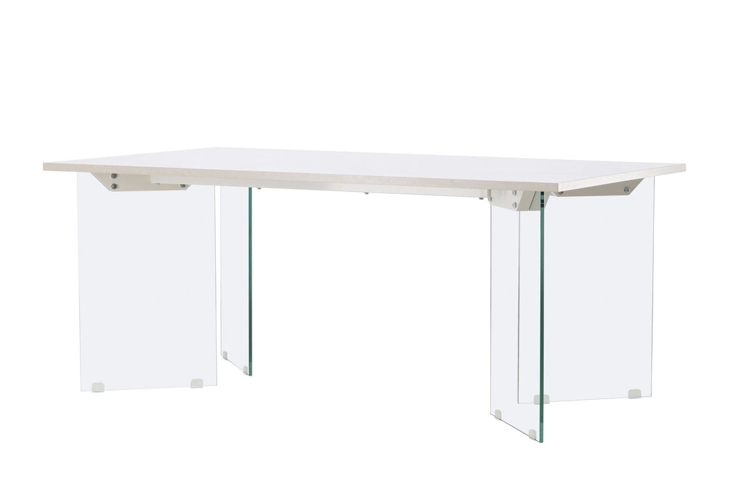 Venture Home Ester Dining Table 100x180 cm  - Glass /  Concretelook