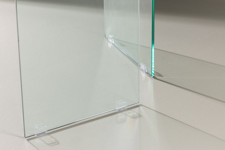 Venture Home Ester Dining Table 100x180 cm  - Glass /  Concretelook