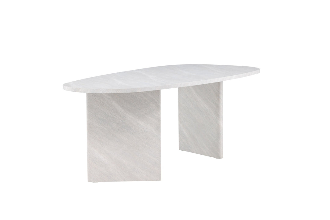 Venture Home Grönvik Dining Table 220x100 cm  - White Conrecete Look /