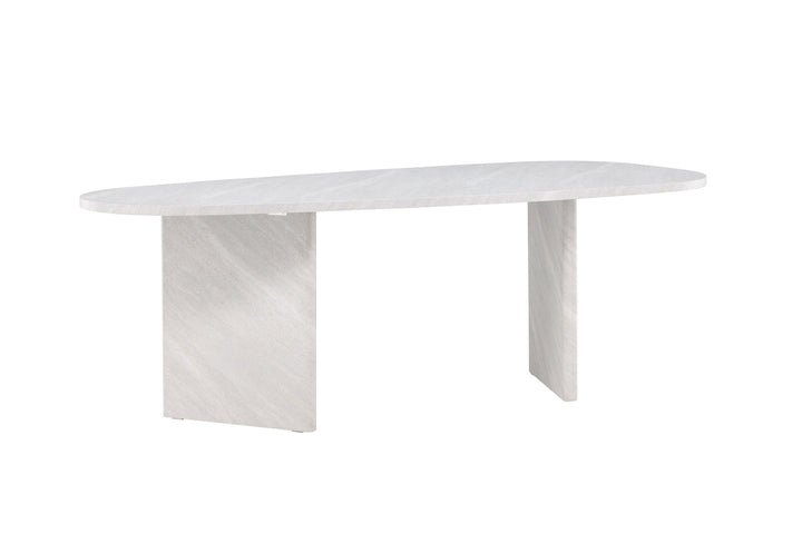 Venture Home Grönvik Dining Table 220x100 cm  - White Conrecete Look /