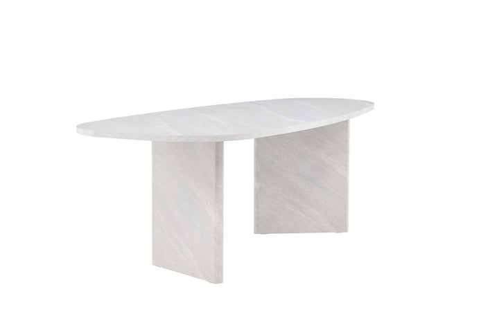 Venture Home Grönvik Dining Table 220x100 cm  - White Conrecete Look /
