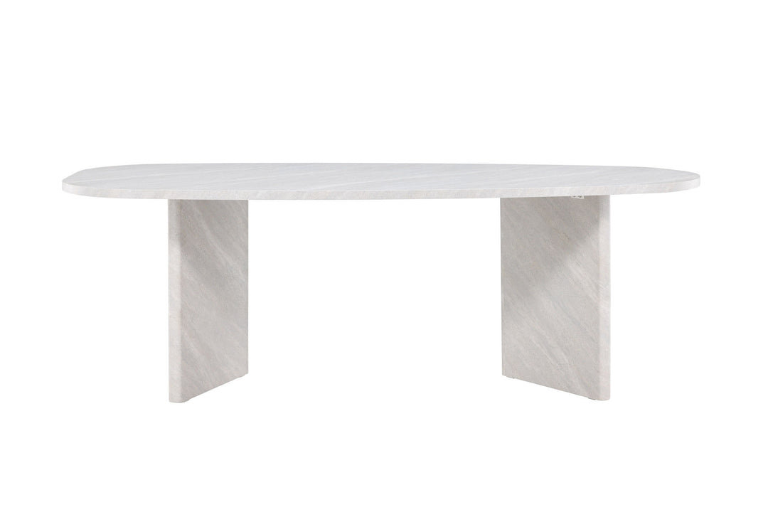 Venture Home Grönvik Dining Table 220x100 cm  - White Conrecete Look /