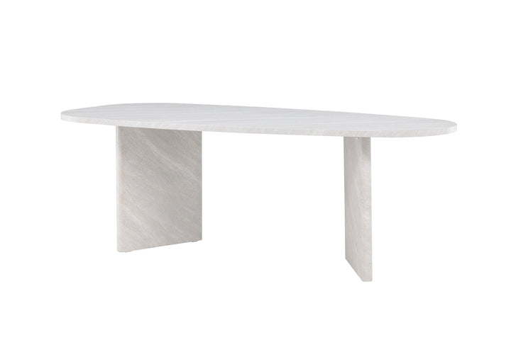 Venture Home Grönvik Dining Table 220x100 cm  - White Conrecete Look /