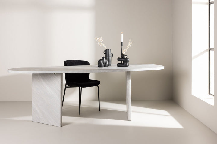 Venture Home Grönvik Dining Table 220x100 cm  - White Conrecete Look /