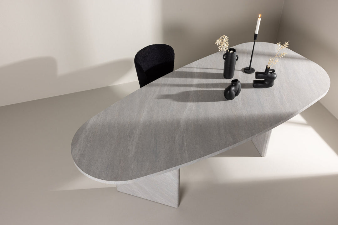 Venture Home Grönvik Dining Table 220x100 cm  - White Conrecete Look /