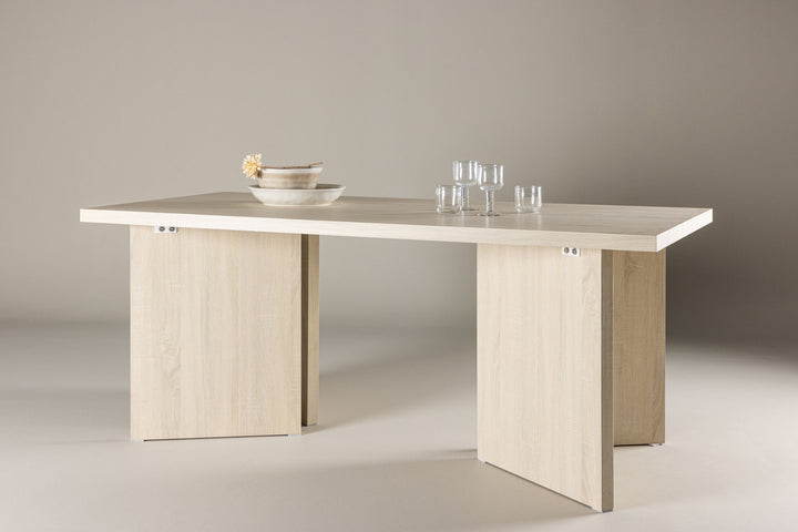 Vind Bassholmen  Dining Table 90x180 cm  - Whitewash /