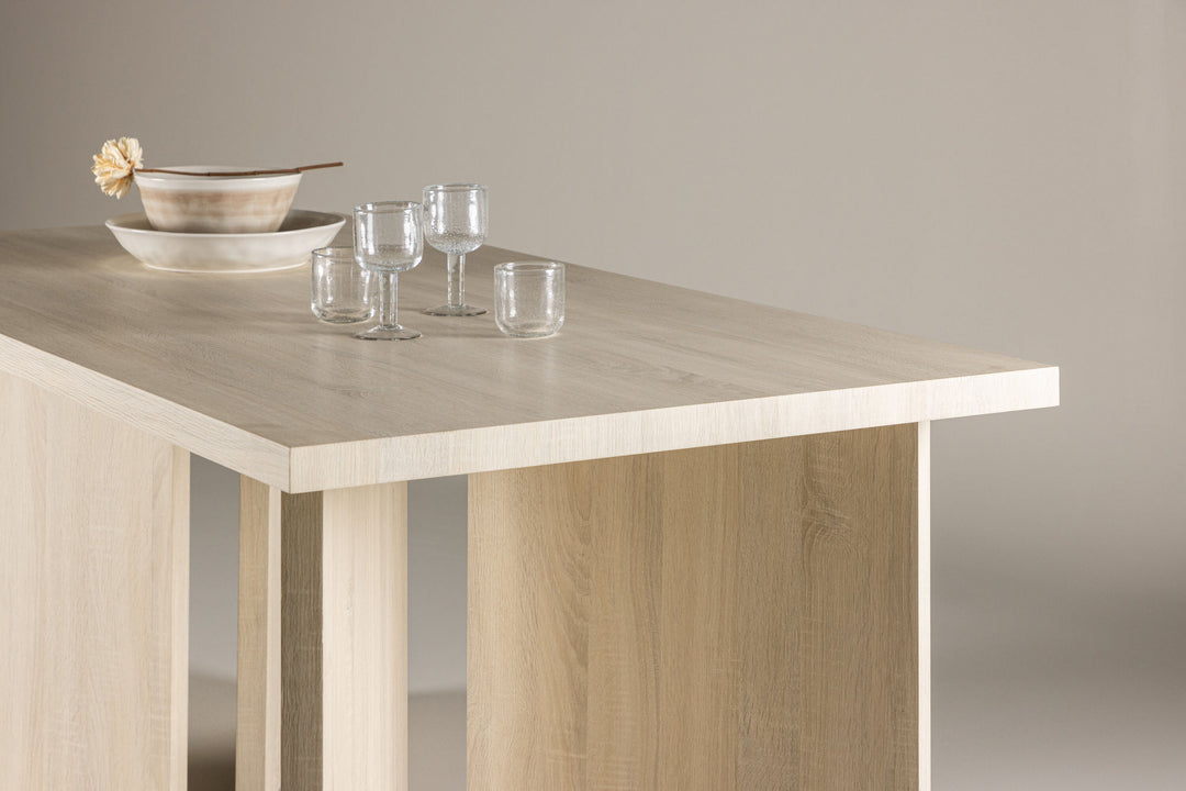 Vind Bassholmen  Dining Table 90x180 cm  - Whitewash /
