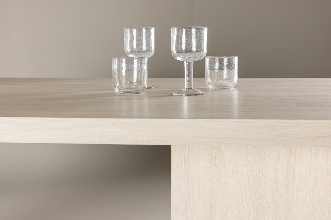 Vind Bassholmen  Dining Table 90x180 cm  - Whitewash /