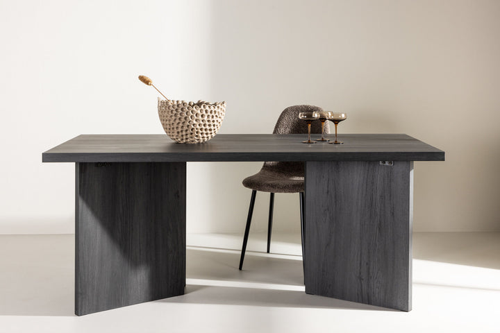 Vind Bassholmen  Dining Table 90x180 cm  - Black