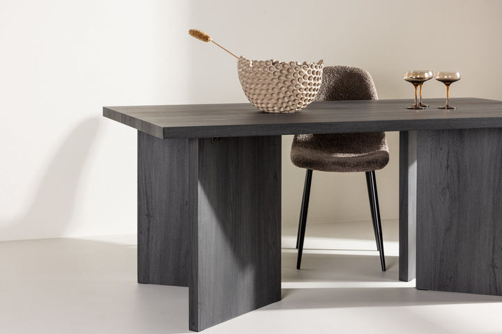 Vind Bassholmen  Dining Table 90x180 cm  - Black