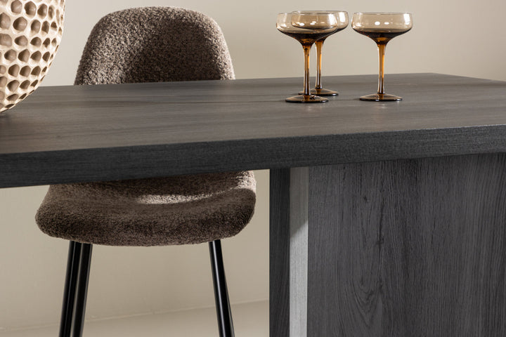 Vind Bassholmen  Dining Table 90x180 cm  - Black