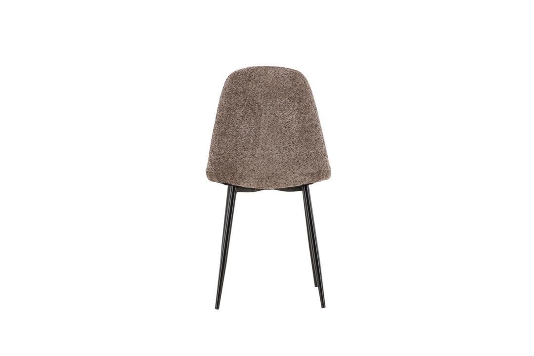 Venture Home Polar Dining Chair 2-pack - Black /  Grey boucle