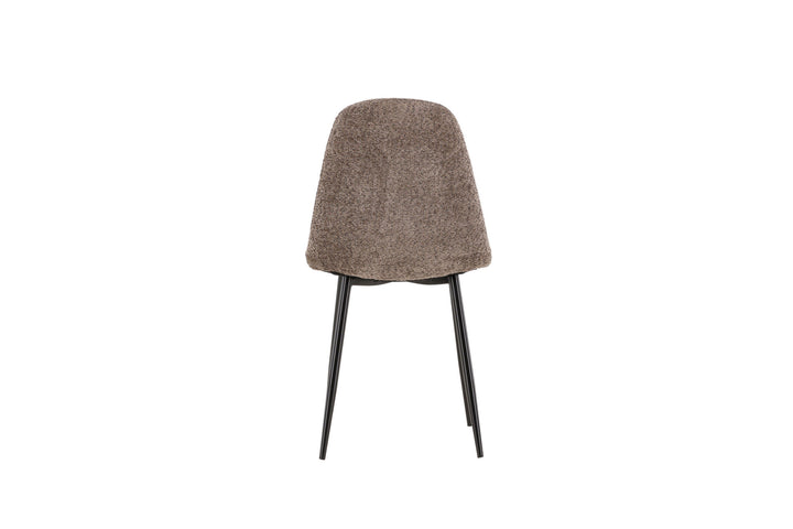 Venture Home Polar Dining Chair 2-pack - Black /  Grey boucle