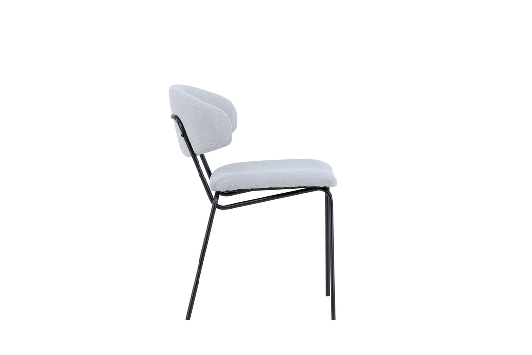 Venture Home Chico Dining Chair 2-pack - Black /  Light blue