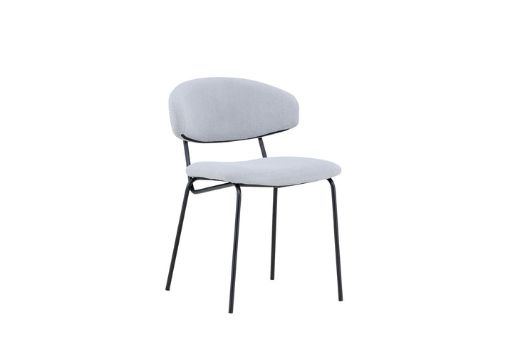 Venture Home Chico Dining Chair 2-pack - Black /  Light blue