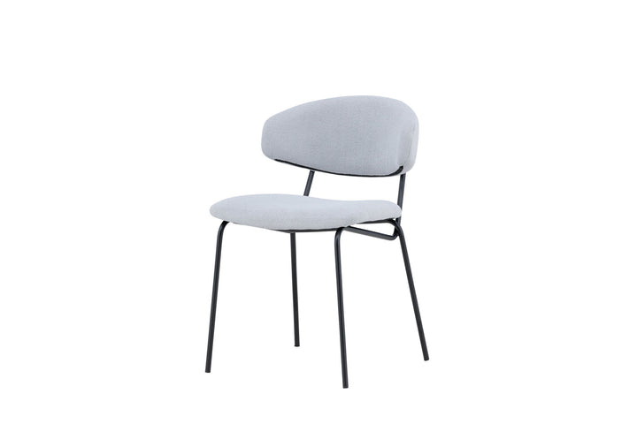 Venture Home Chico Dining Chair 2-pack - Black /  Light blue