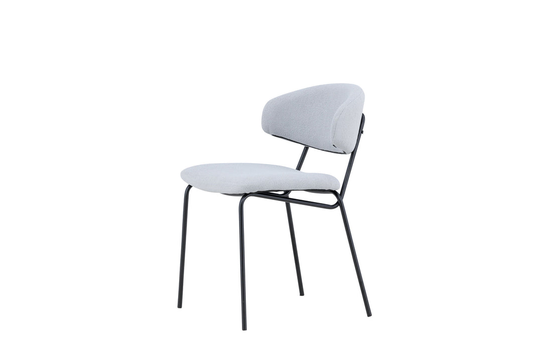 Venture Home Chico Dining Chair 2-pack - Black /  Light blue