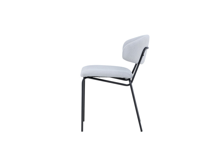 Venture Home Chico Dining Chair 2-pack - Black /  Light blue