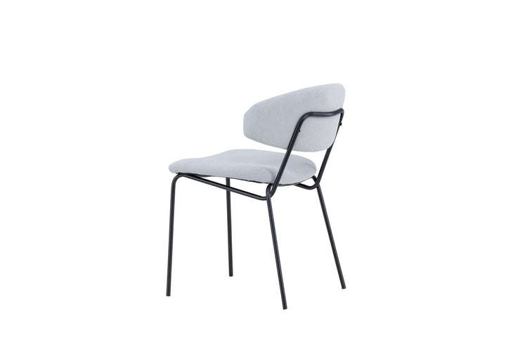 Venture Home Chico Dining Chair 2-pack - Black /  Light blue