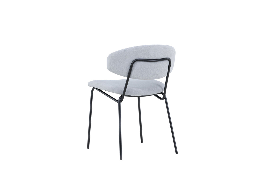 Venture Home Chico Dining Chair 2-pack - Black /  Light blue