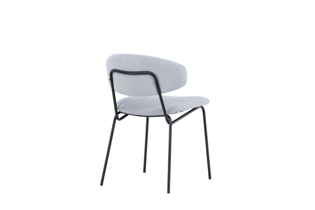 Venture Home Chico Dining Chair 2-pack - Black /  Light blue