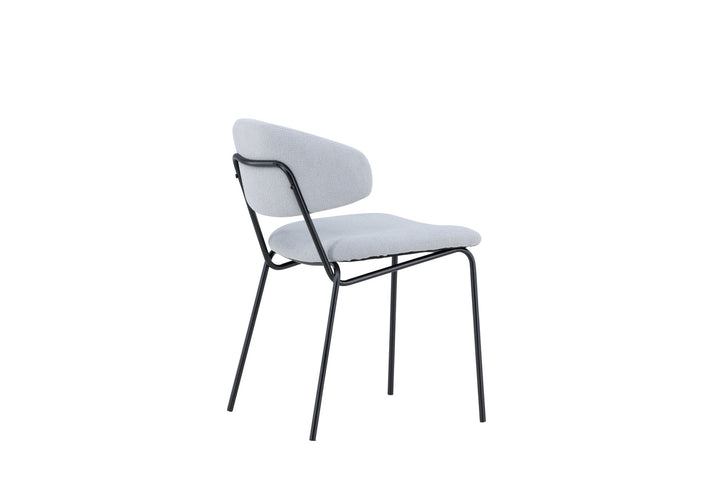 Venture Home Chico Dining Chair 2-pack - Black /  Light blue