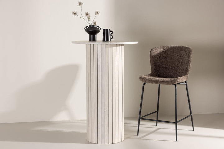 Venture Home Härön Bar Table ⌀70 - Whitewash  /