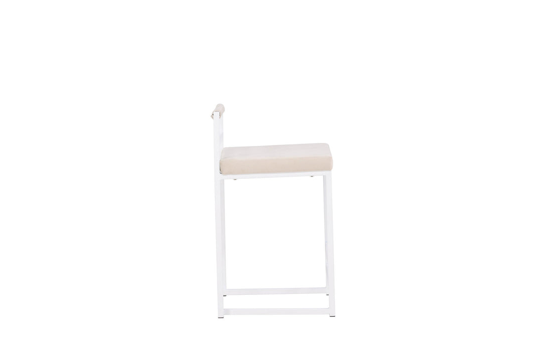 Venture Home Opelika Bar Chair 1-pack - White / Beige/ FSC 100%