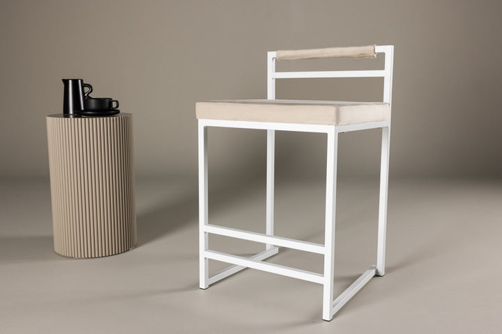 Venture Home Opelika Bar Chair 1-pack - White / Beige/ FSC 100%