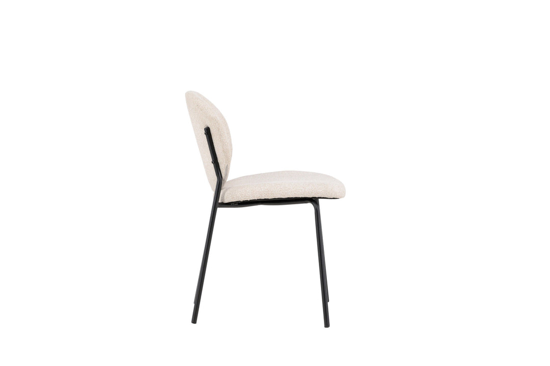 Venture Home Vault Dining Chair 2-pack - Black /  Beige / FSC 100%