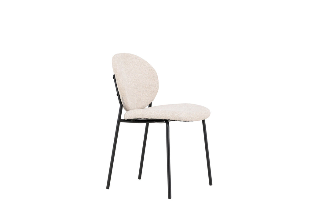 Venture Home Vault Dining Chair 2-pack - Black /  Beige / FSC 100%