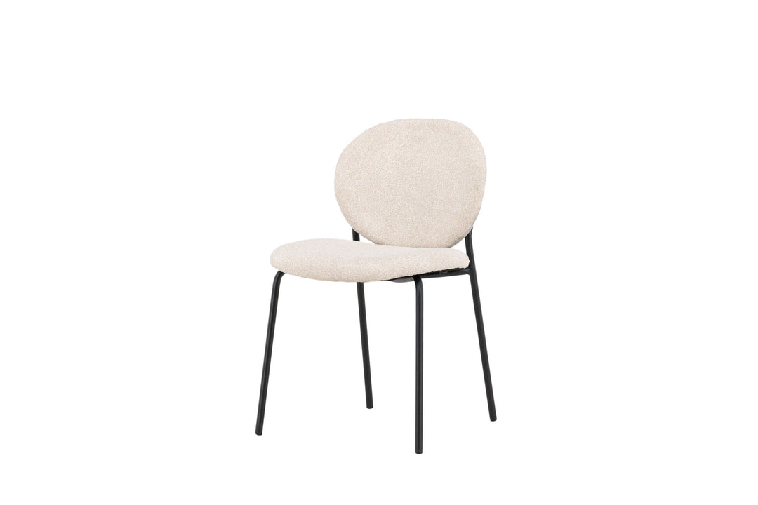 Venture Home Vault Dining Chair 2-pack - Black /  Beige / FSC 100%
