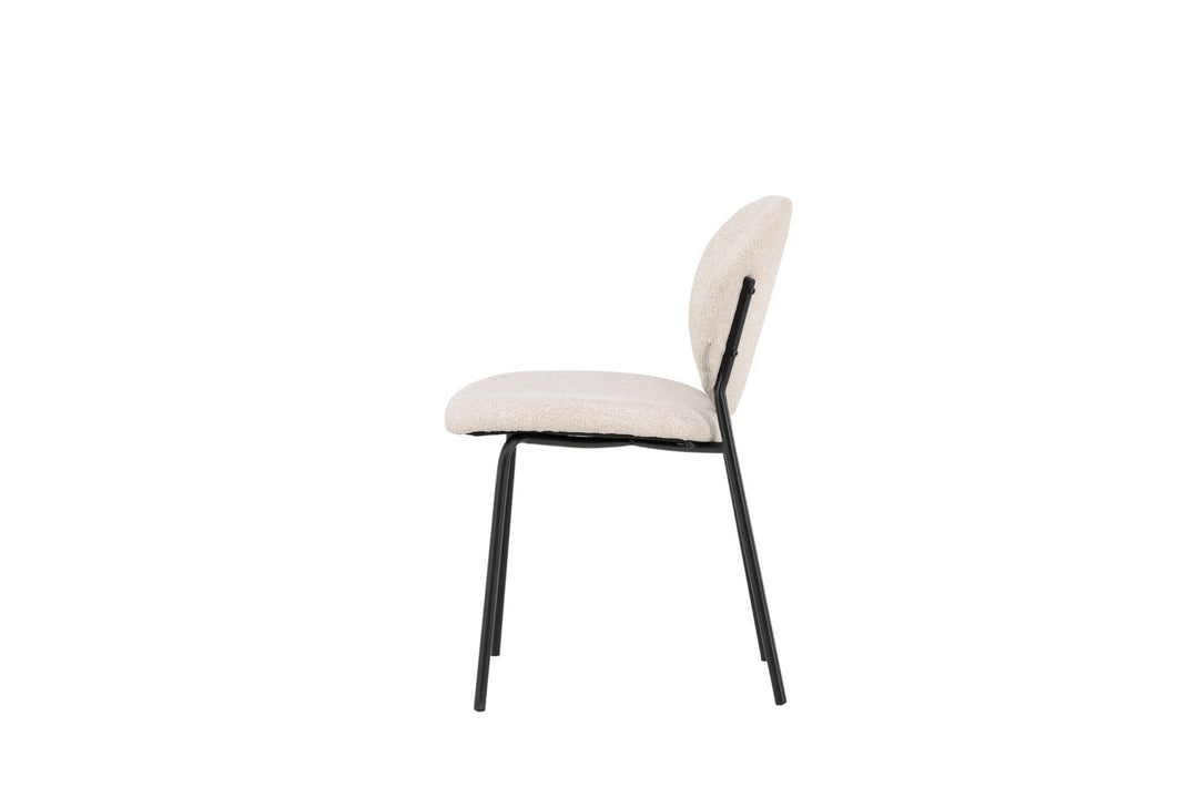 Venture Home Vault Dining Chair 2-pack - Black /  Beige / FSC 100%