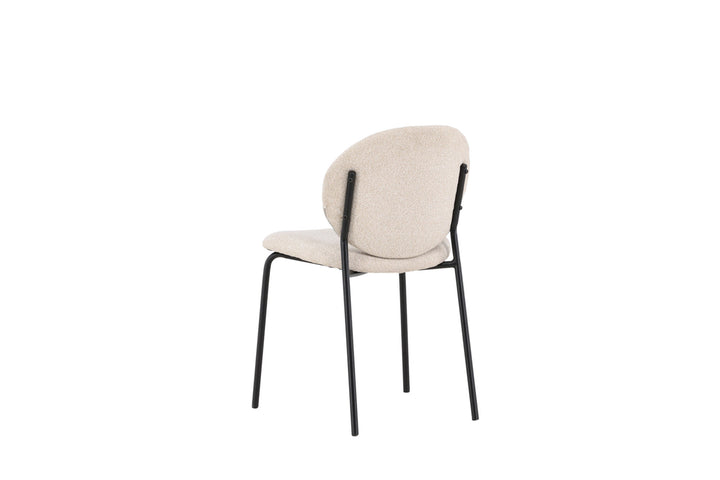 Venture Home Vault Dining Chair 2-pack - Black /  Beige / FSC 100%