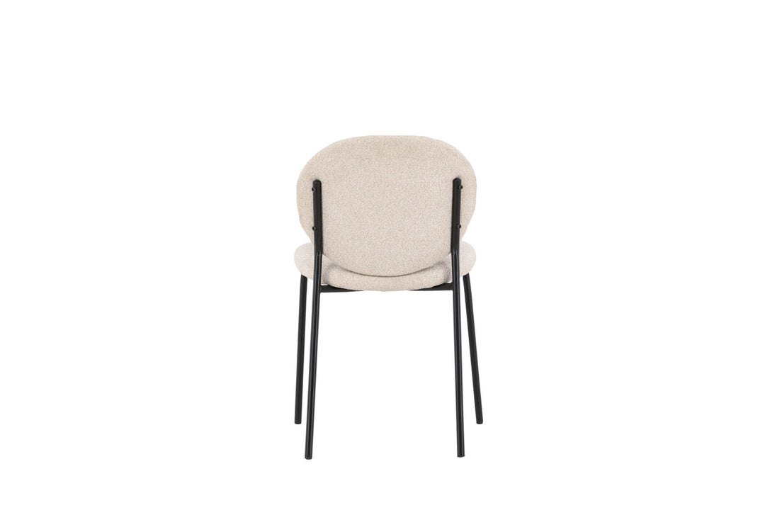 Venture Home Vault Dining Chair 2-pack - Black /  Beige / FSC 100%