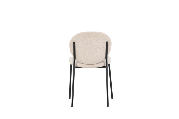 Venture Home Vault Dining Chair 2-pack - Black /  Beige / FSC 100%