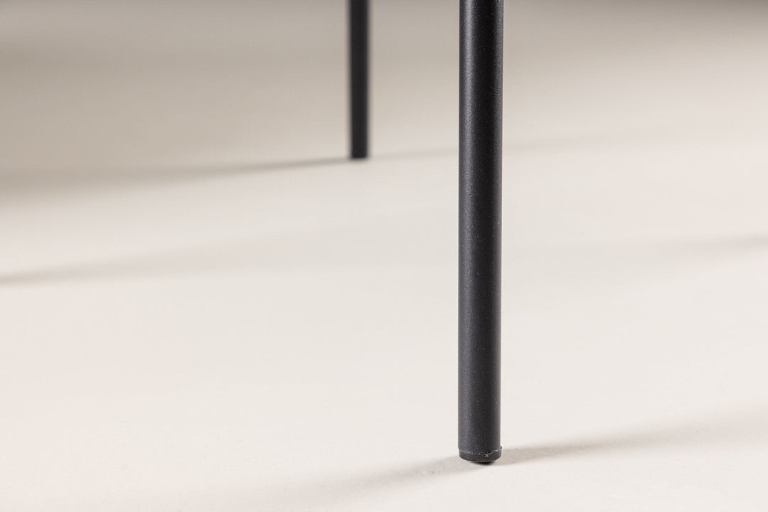 Venture Home Petra Dining Chair - Black /  Beige Velvet