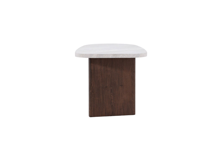 Venture Home Grönvik Side Table 70x45 cm - Mocca / Concretelook /