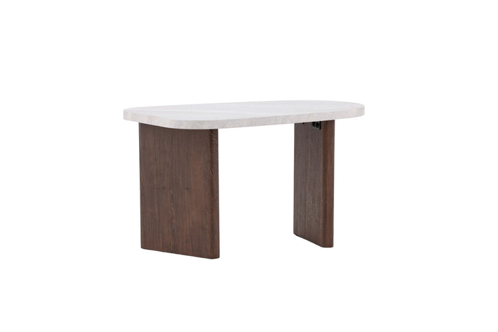 Venture Home Grönvik Side Table 70x45 cm - Mocca / Concretelook /