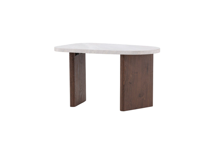 Venture Home Grönvik Side Table 70x45 cm - Mocca / Concretelook /
