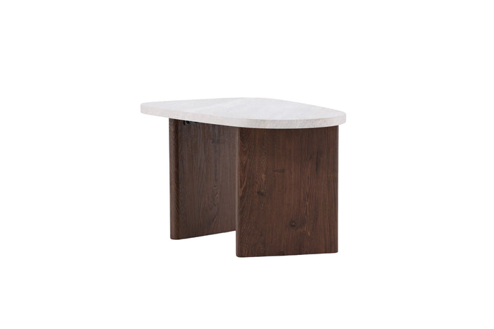 Venture Home Grönvik Side Table 70x45 cm - Mocca / Concretelook /