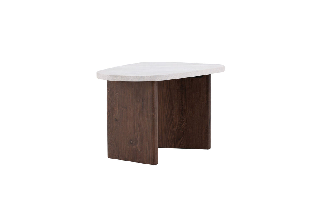 Venture Home Grönvik Side Table 70x45 cm - Mocca / Concretelook /