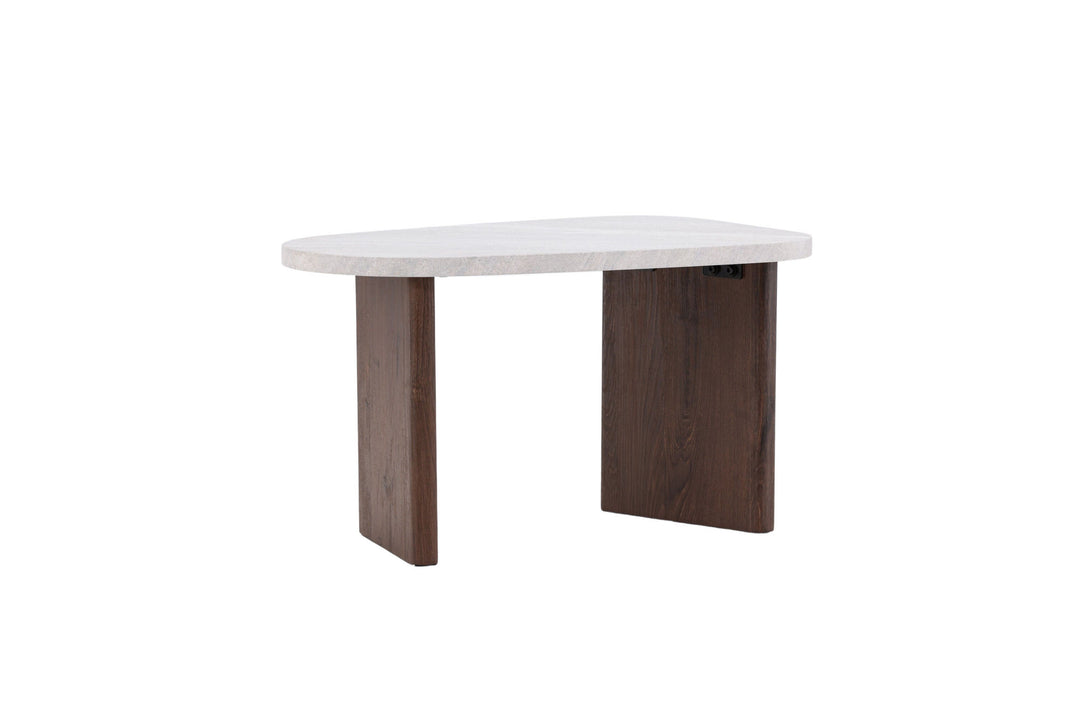 Venture Home Grönvik Side Table 70x45 cm - Mocca / Concretelook /