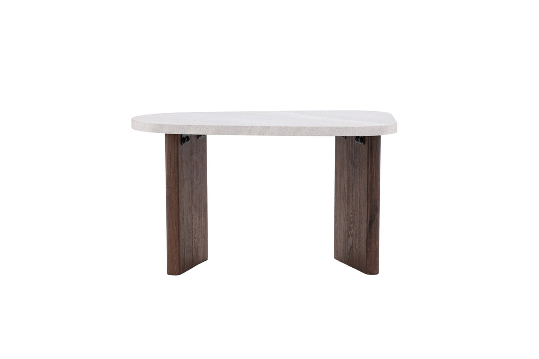 Venture Home Grönvik Side Table 70x45 cm - Mocca / Concretelook /