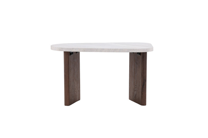 Venture Home Grönvik Side Table 70x45 cm - Mocca / Concretelook /